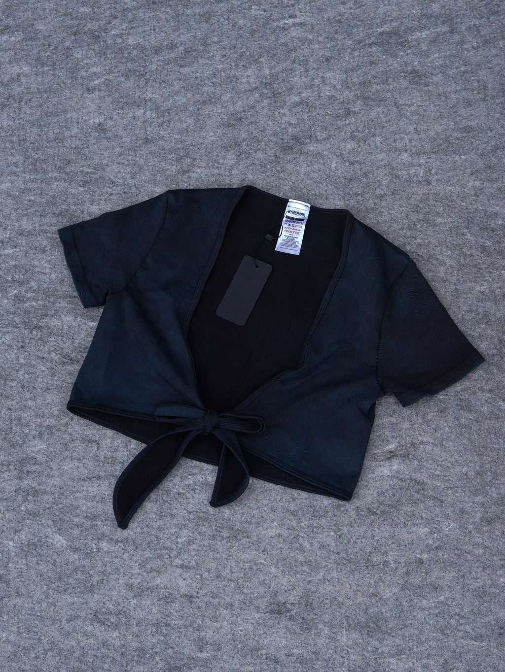 Gains Ribbon Crop Top - Navy