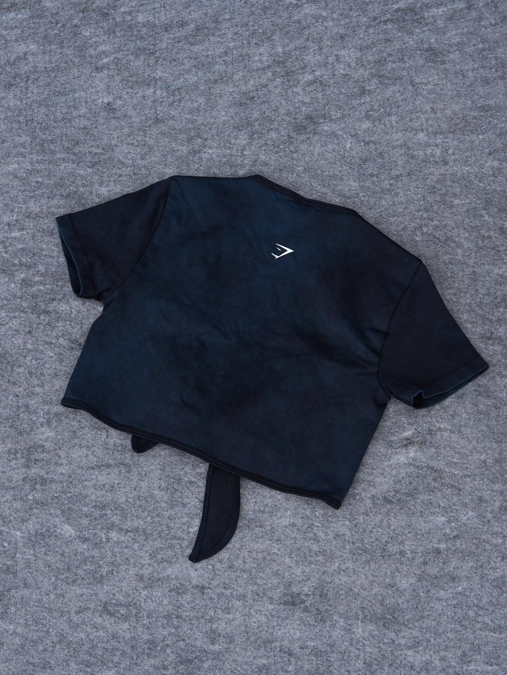 Gains Ribbon Crop Top - Navy