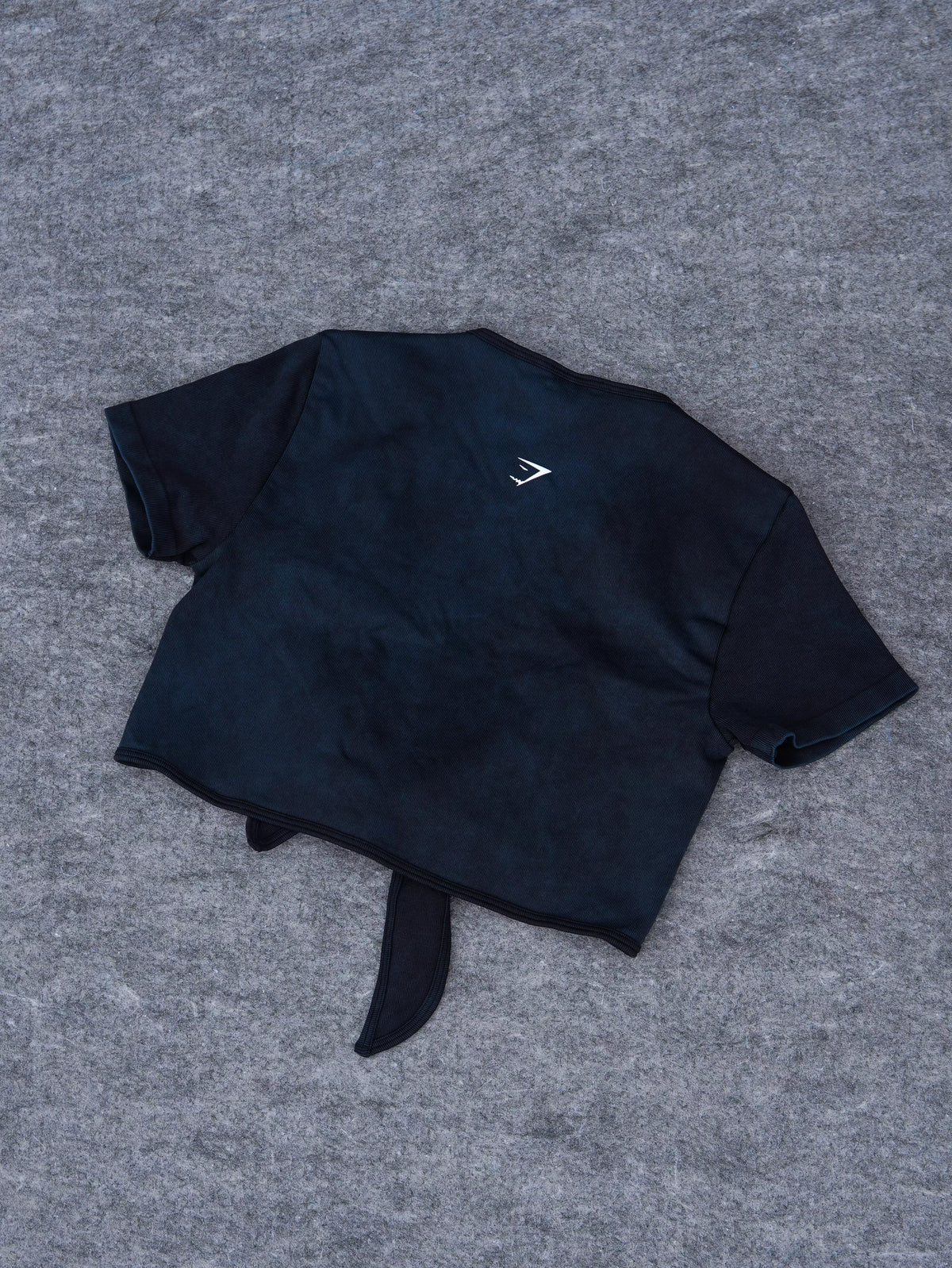 Gains Ribbon Crop Top - Navy