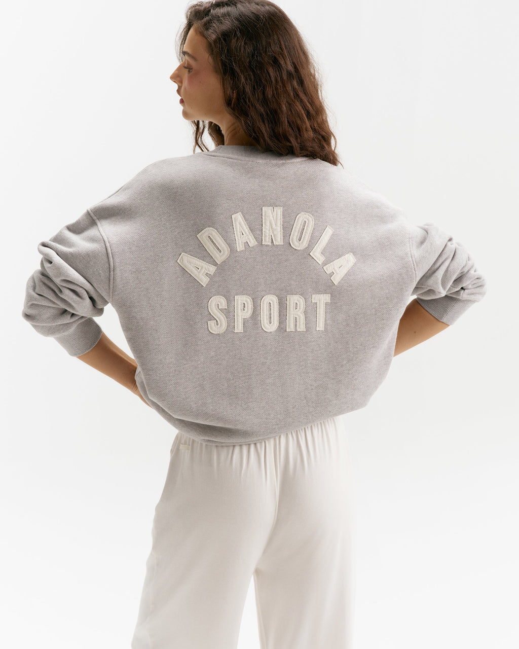 Classic Oversized Sweatshirt - Heather Grey