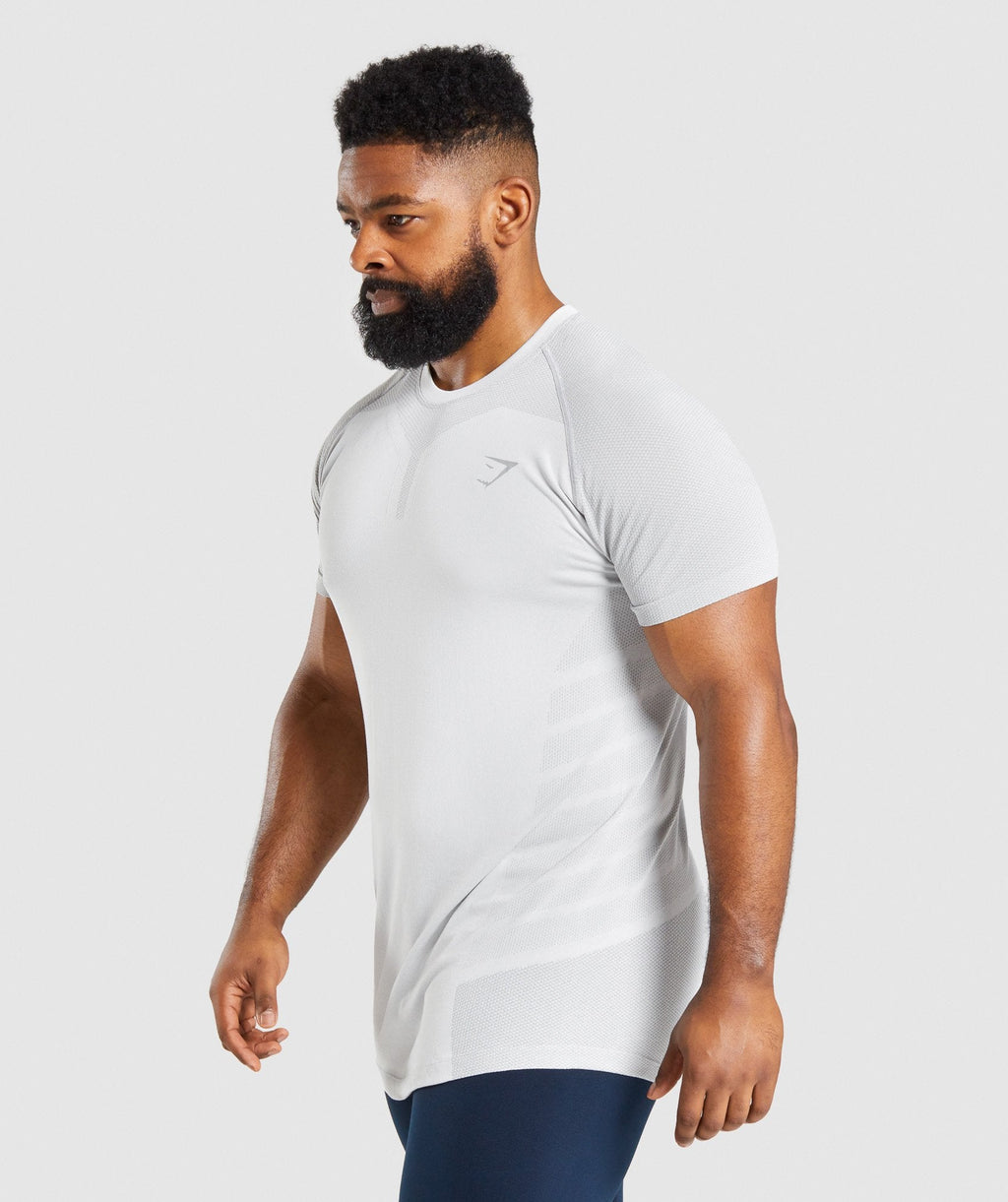 Gymshark 315 T-Shirt - Light Grey/Smokey Grey