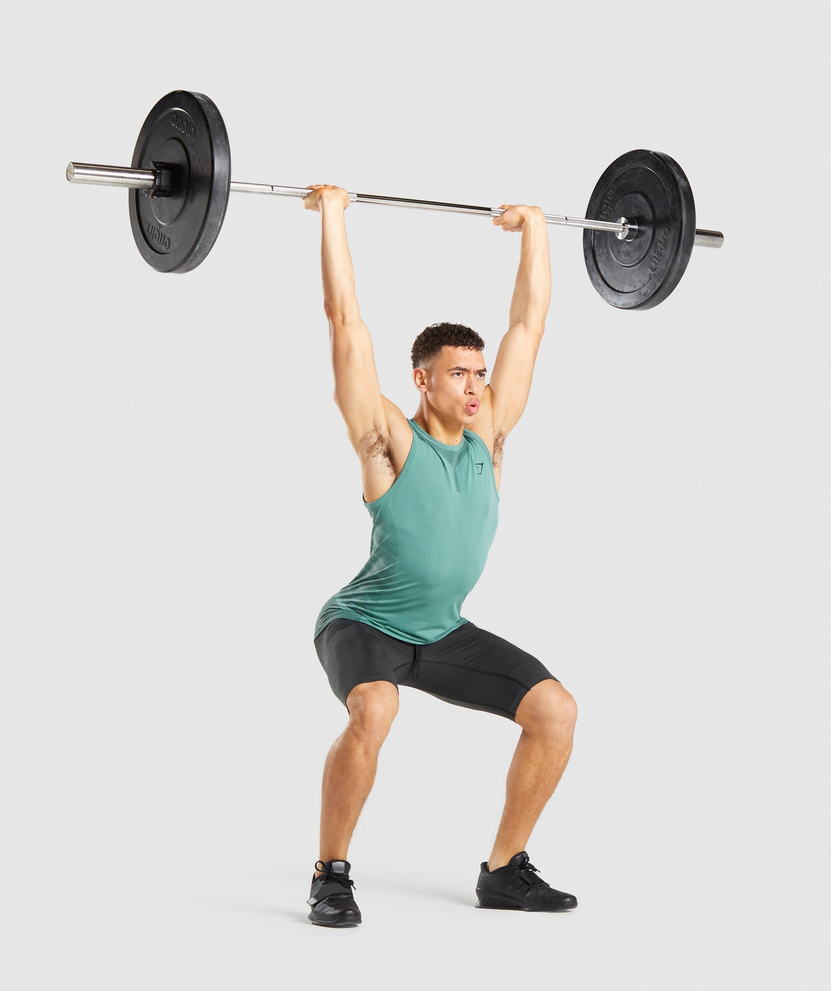Gymshark 315 Tank - Light Green/Dark Green