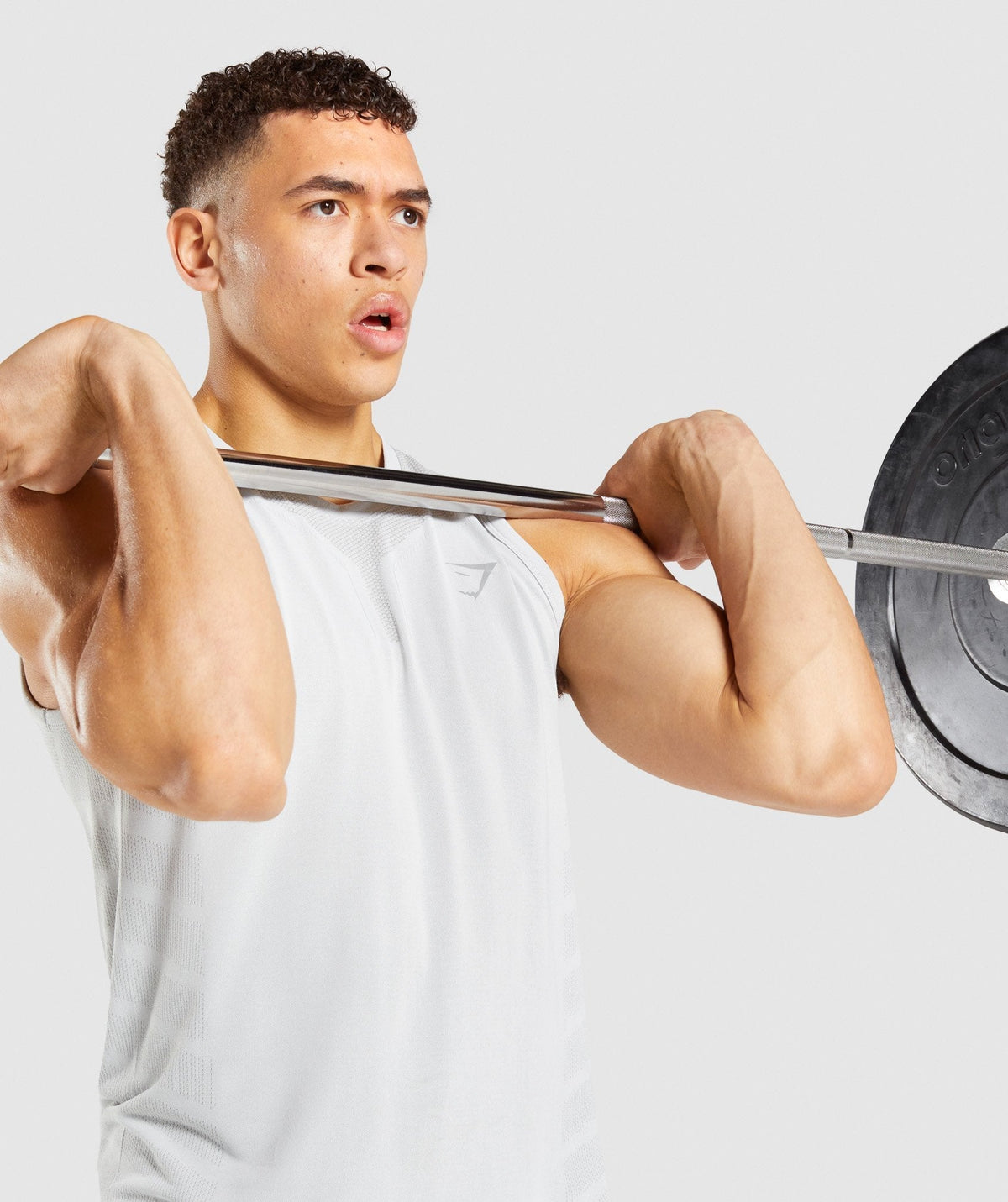 Gymshark 315 Tank - Light Grey/Smokey Grey
