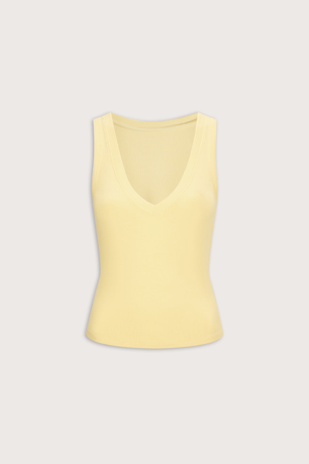 365 Rib Reversible Tank - Lemon Yellow