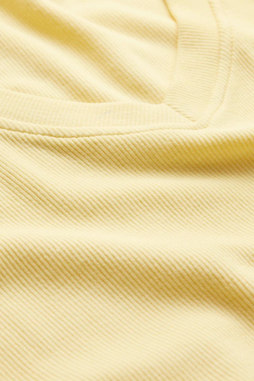 365 Rib Reversible Tank - Lemon Yellow