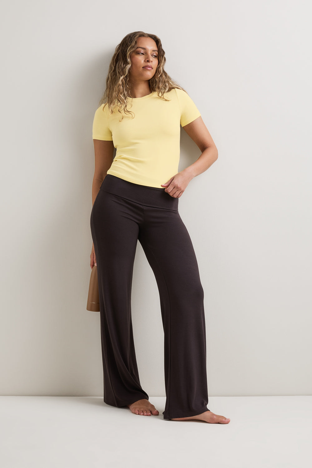365 Rib T-Shirt - Lemon Yellow