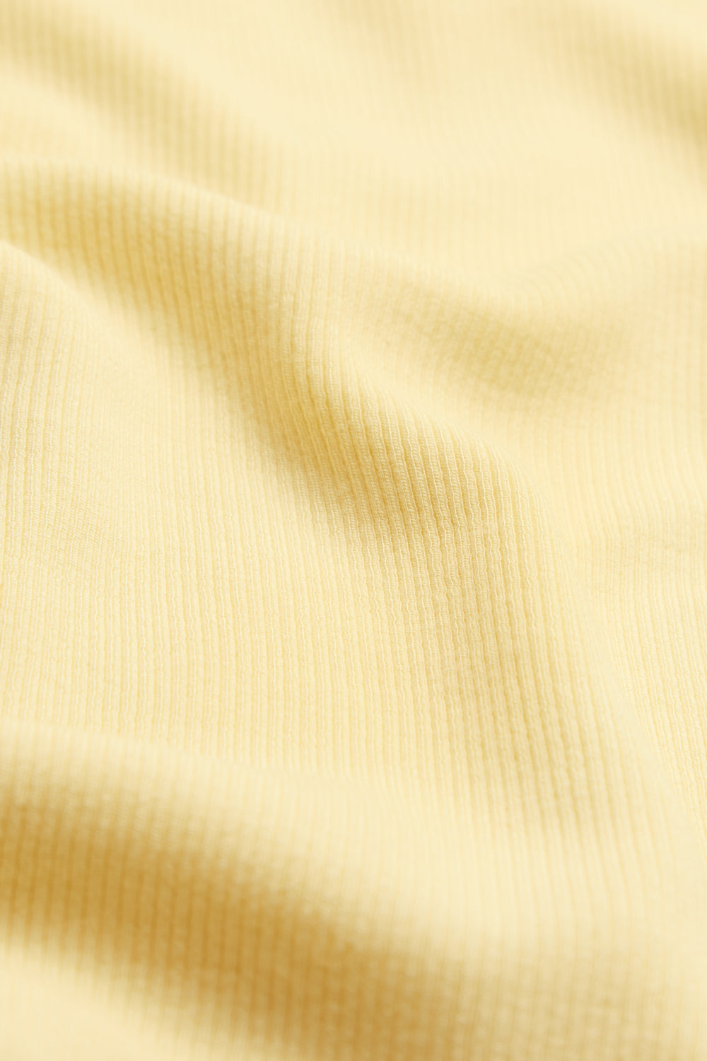 365 Rib T-Shirt - Lemon Yellow