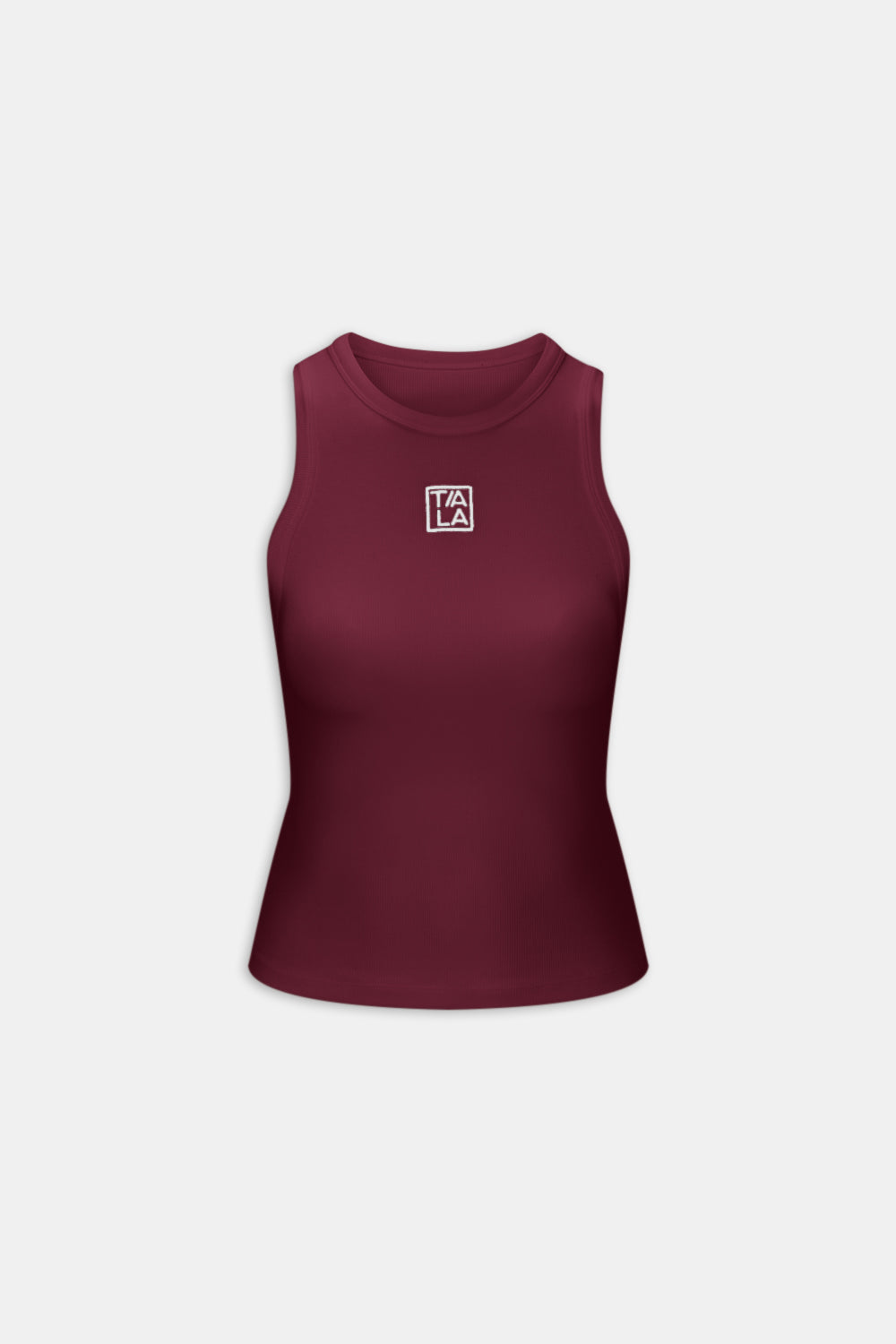 365 Rib Logo Racer Vest - Port Red