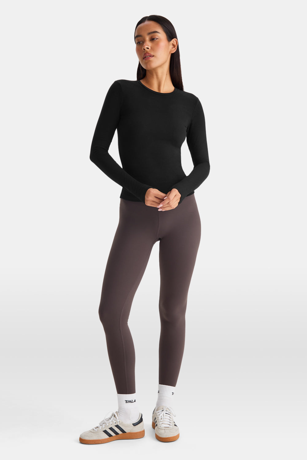 365 Core Cotton Long Sleeve T-Shirt - Black
