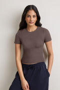 365 Logo T-Shirt - Mocha Brown