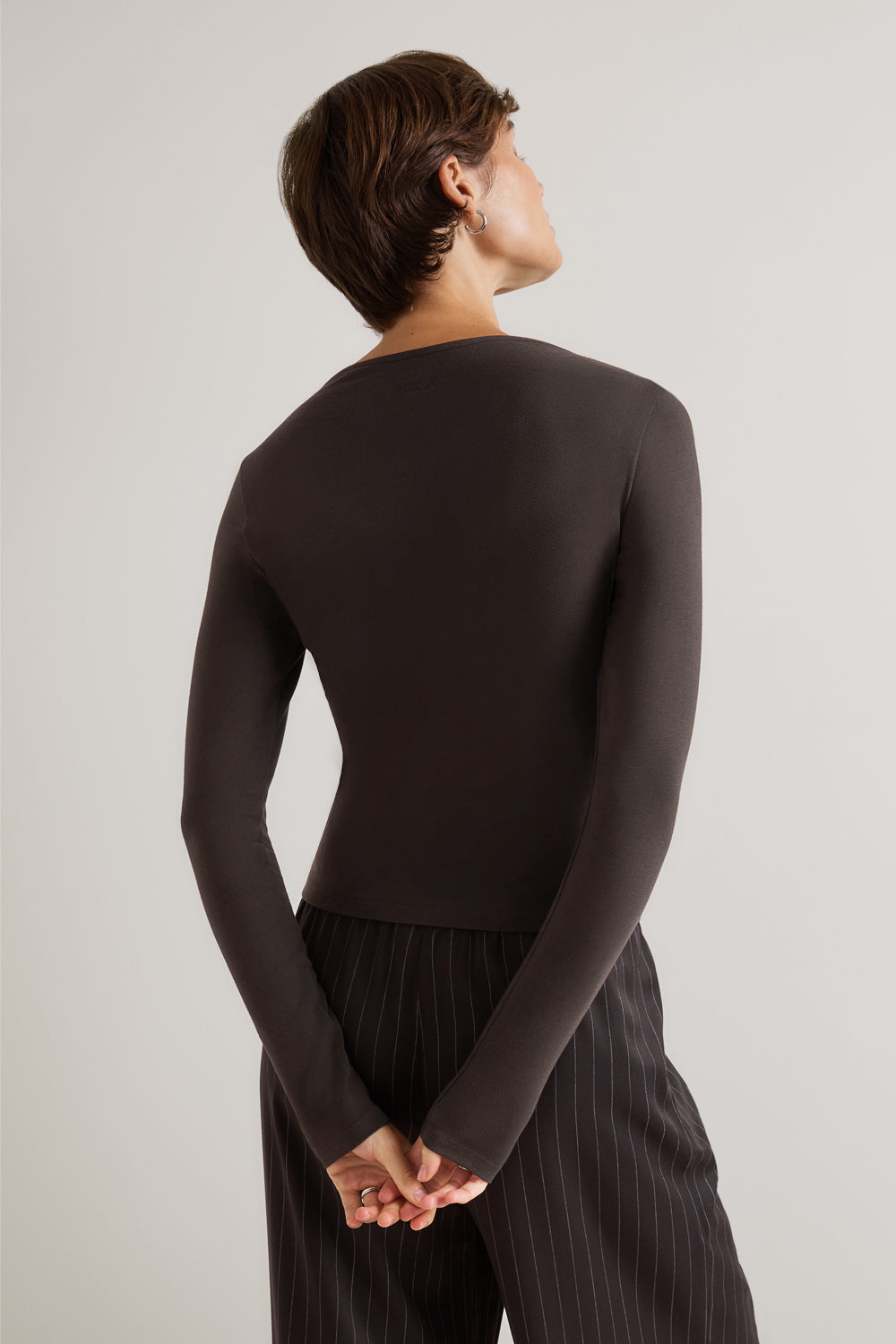 365 Core Cotton Square Cut Top - Americano