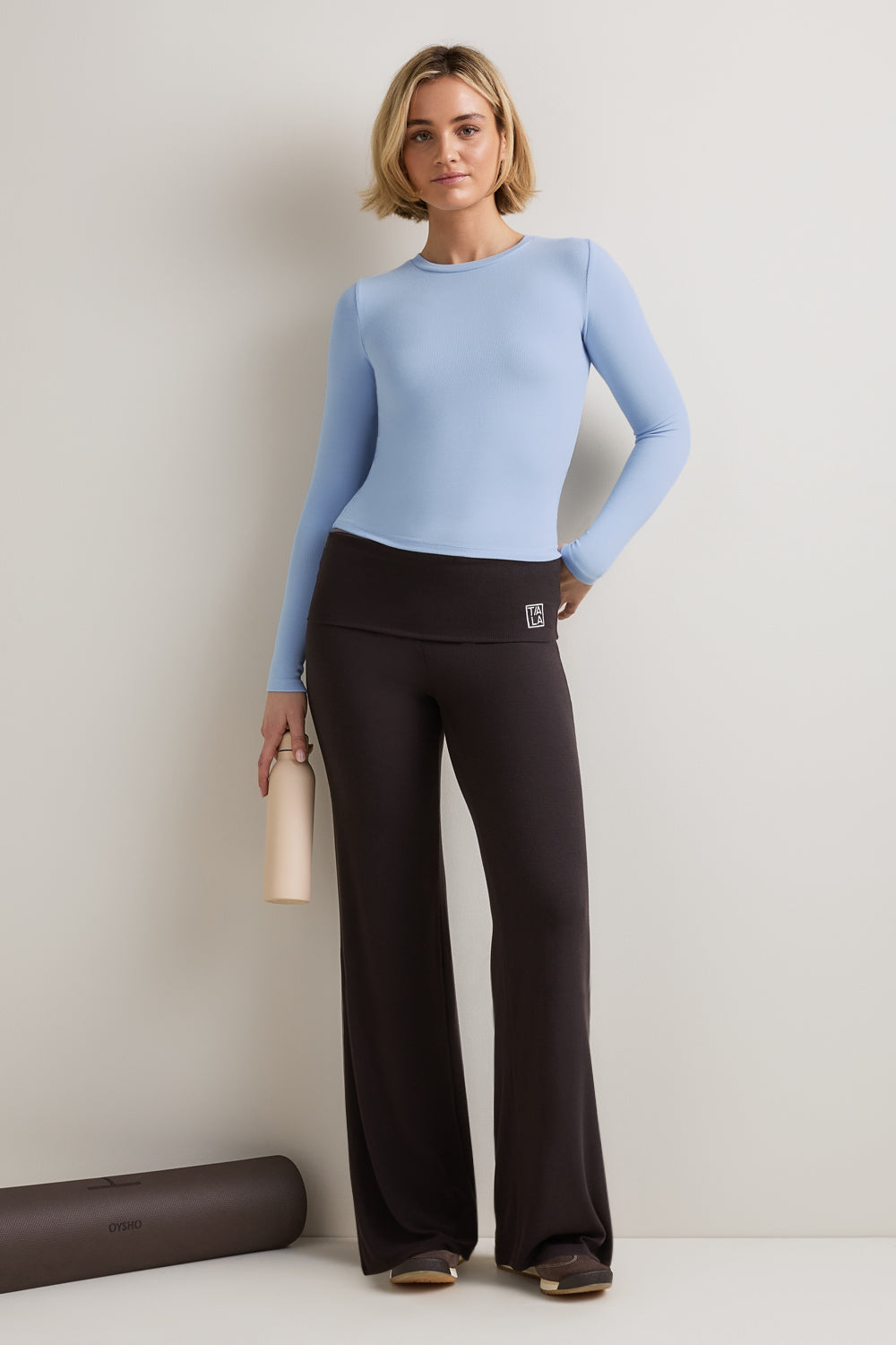 365 Rib Top - Baby Blue
