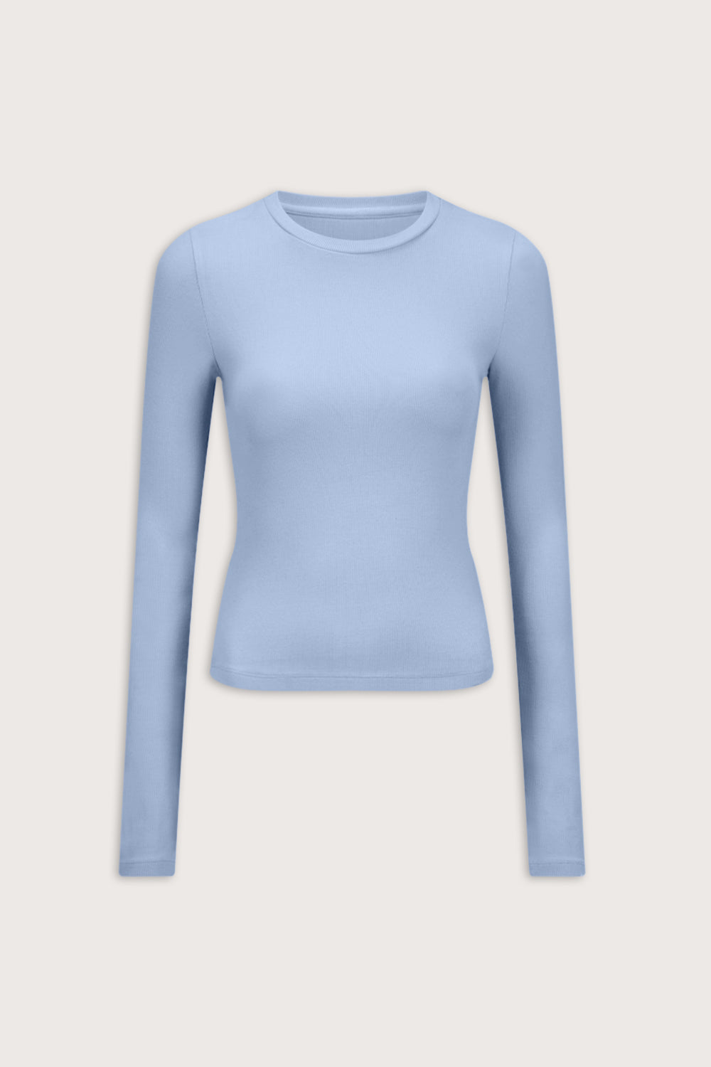 365 Rib Top - Baby Blue