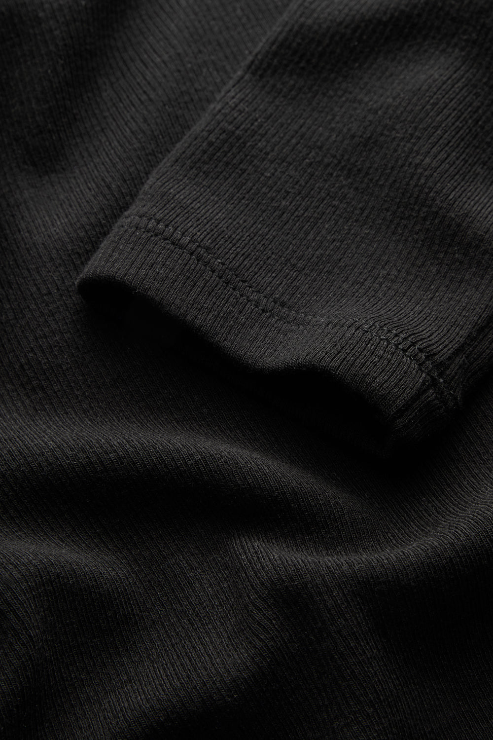 365 Rib Top - Shadow Black
