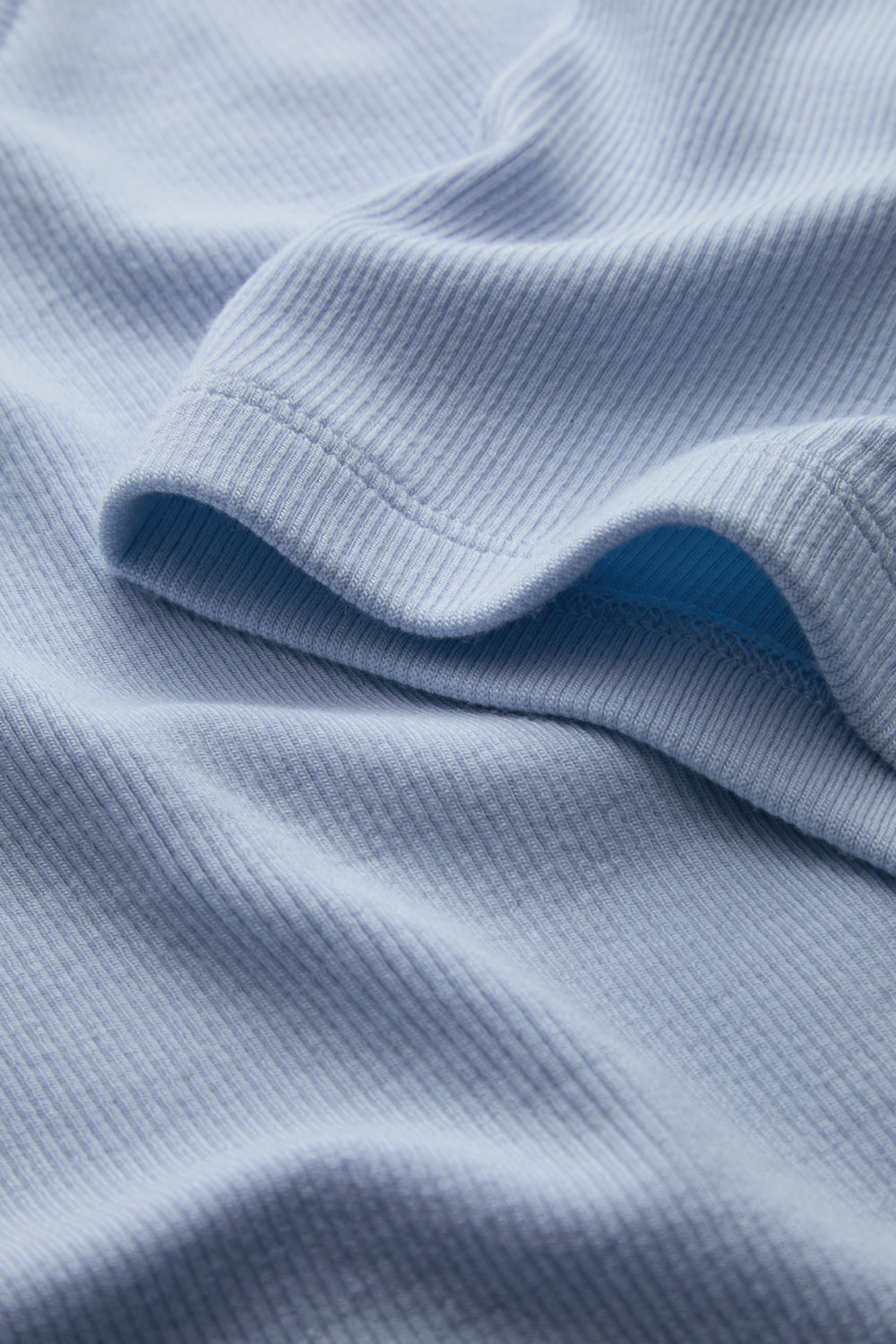 365 Rib Top - Baby Blue