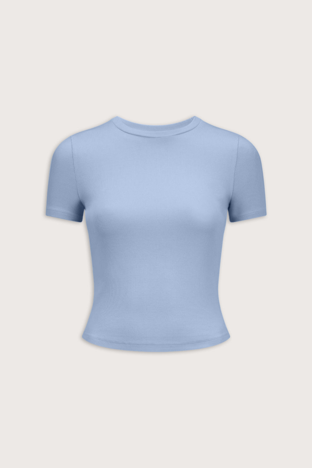 365 Rib T-Shirt - Baby Blue