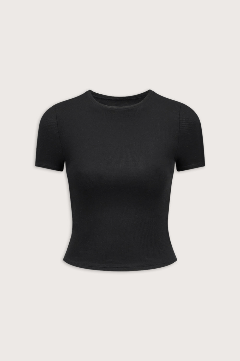 365 Rib T-Shirt - Shadow Black