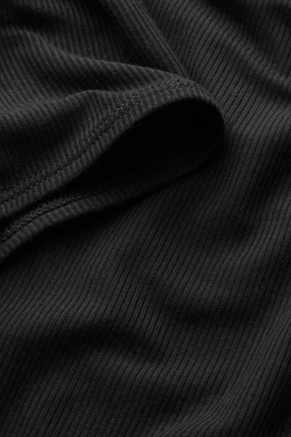 365 Rib T-Shirt - Shadow Black