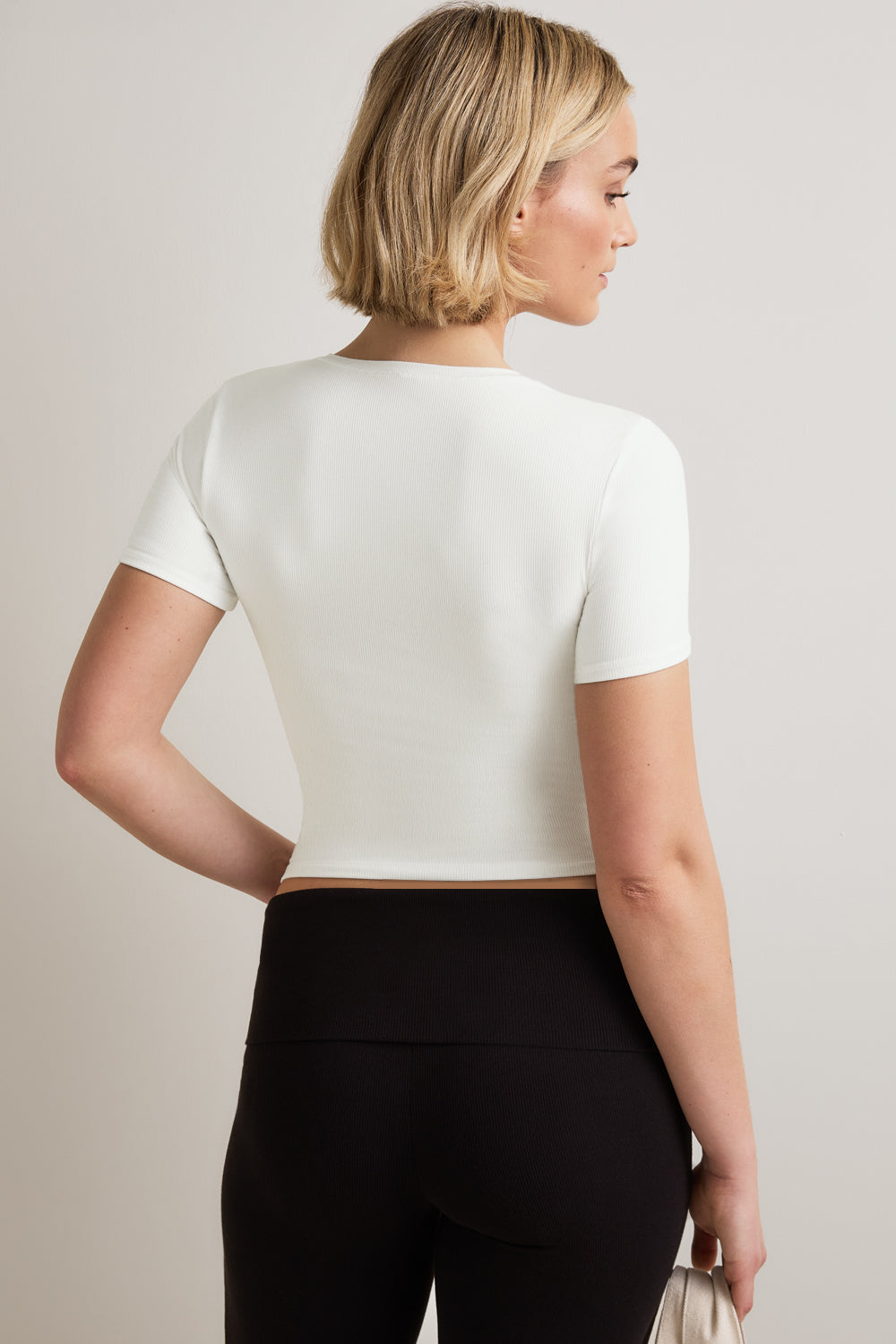 365 Rib T-Shirt - Coconut Milk