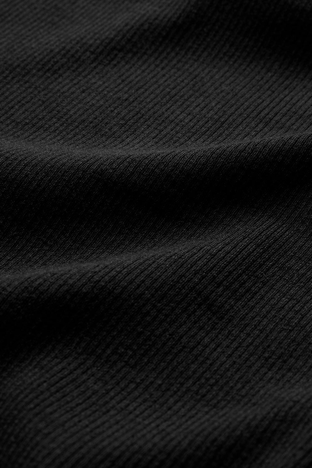 365 Rib Off Shoulder Top - Black