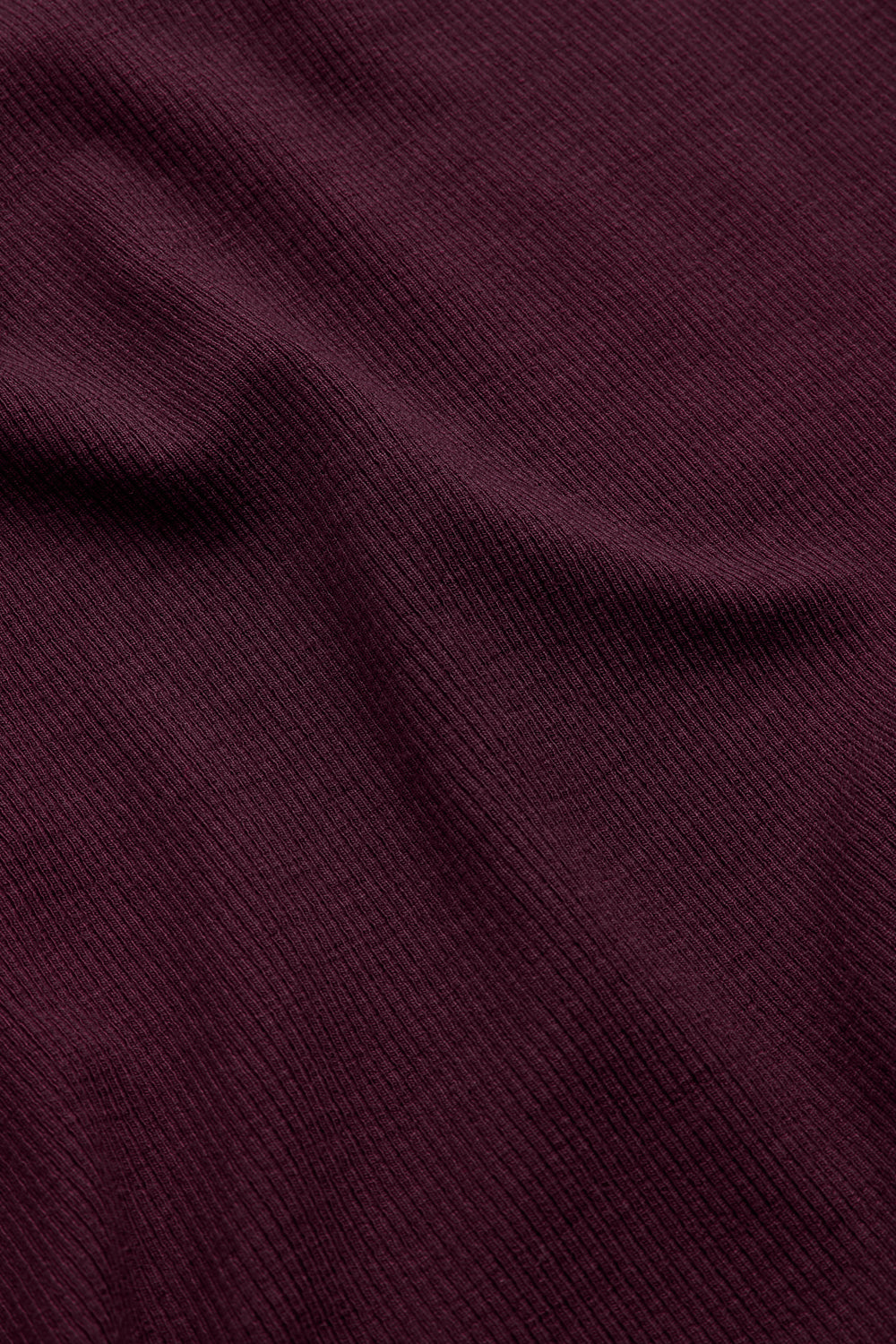 365 Rib Off Shoulder Top - Fig