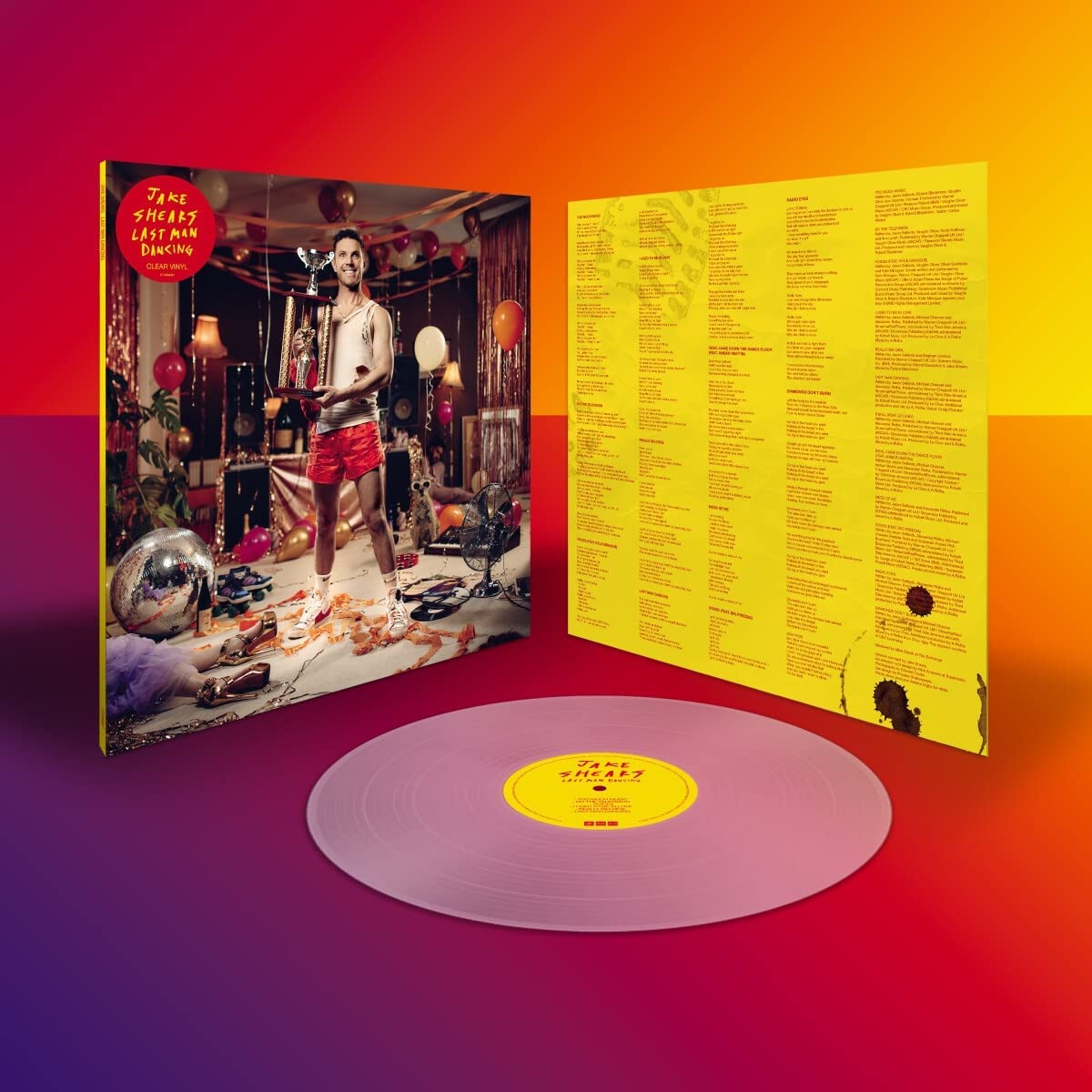 Jake Shears - Last Man Dancing LTD Clear LP [VINYL]