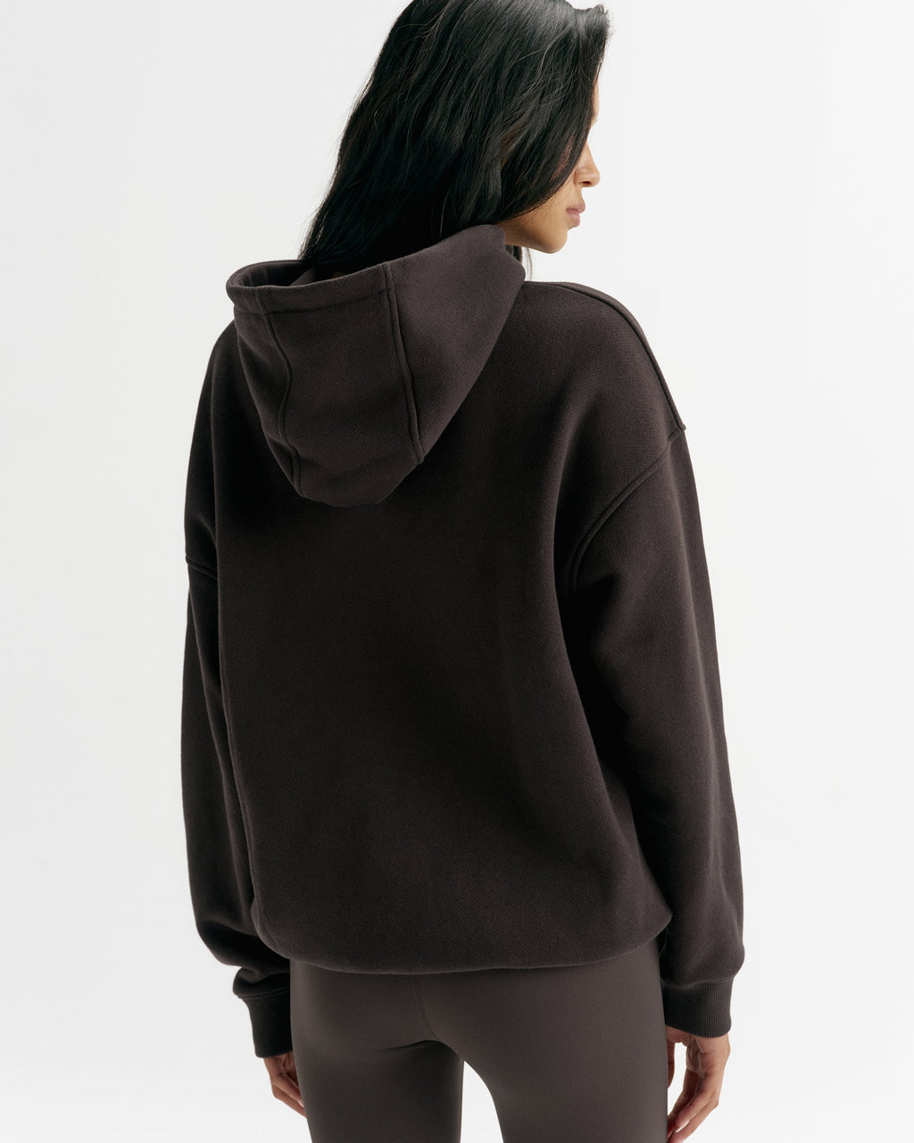 Classic Oversized Hoodie - Coffee Bean