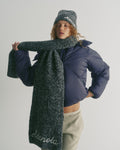 Knit Marl Scarf - Coffee Bean
