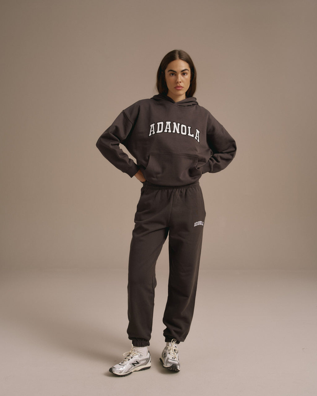 Cuffed Sweatpants - Washed Coffee Bean