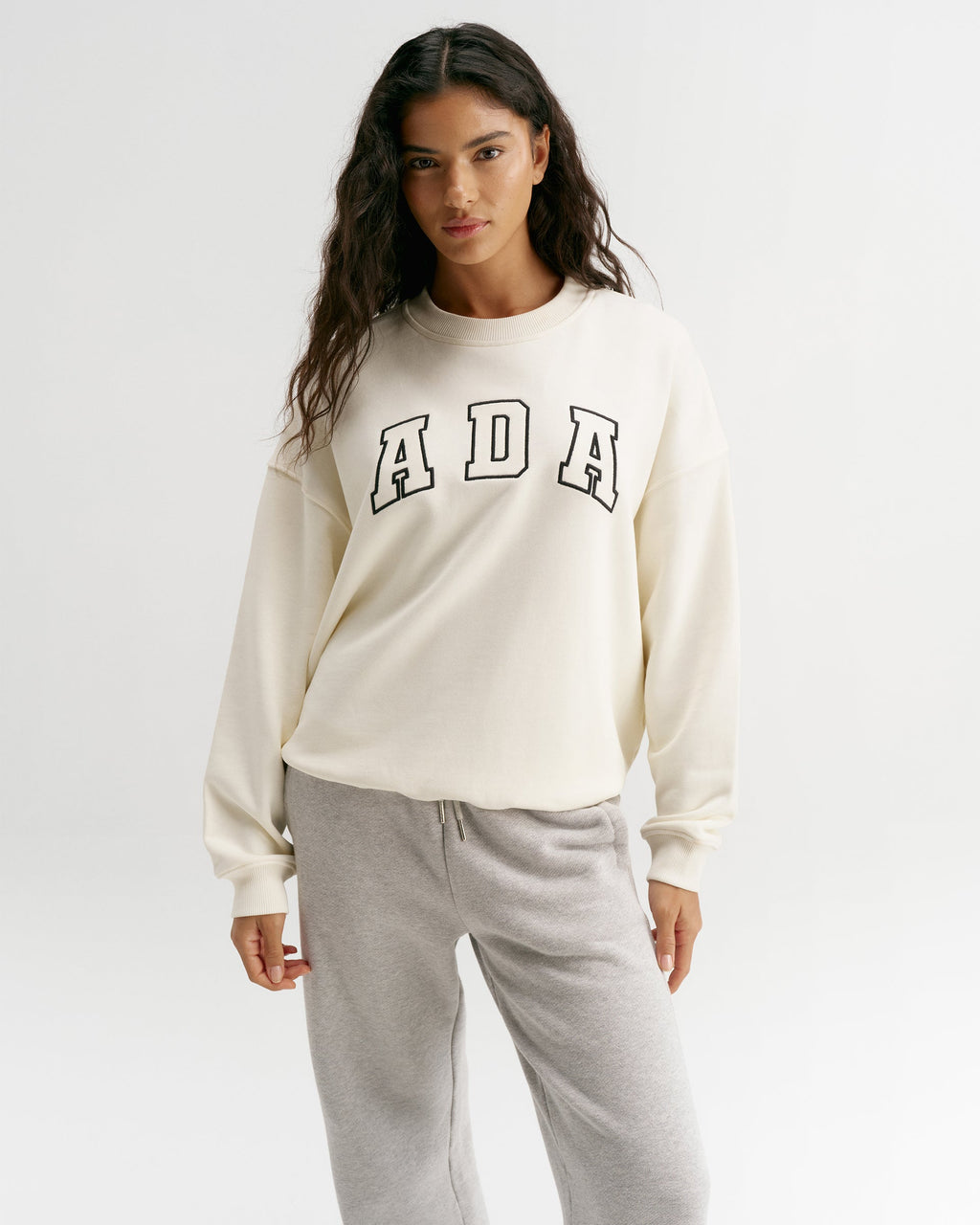 ADA Oversized Sweatshirt - Marshmallow White