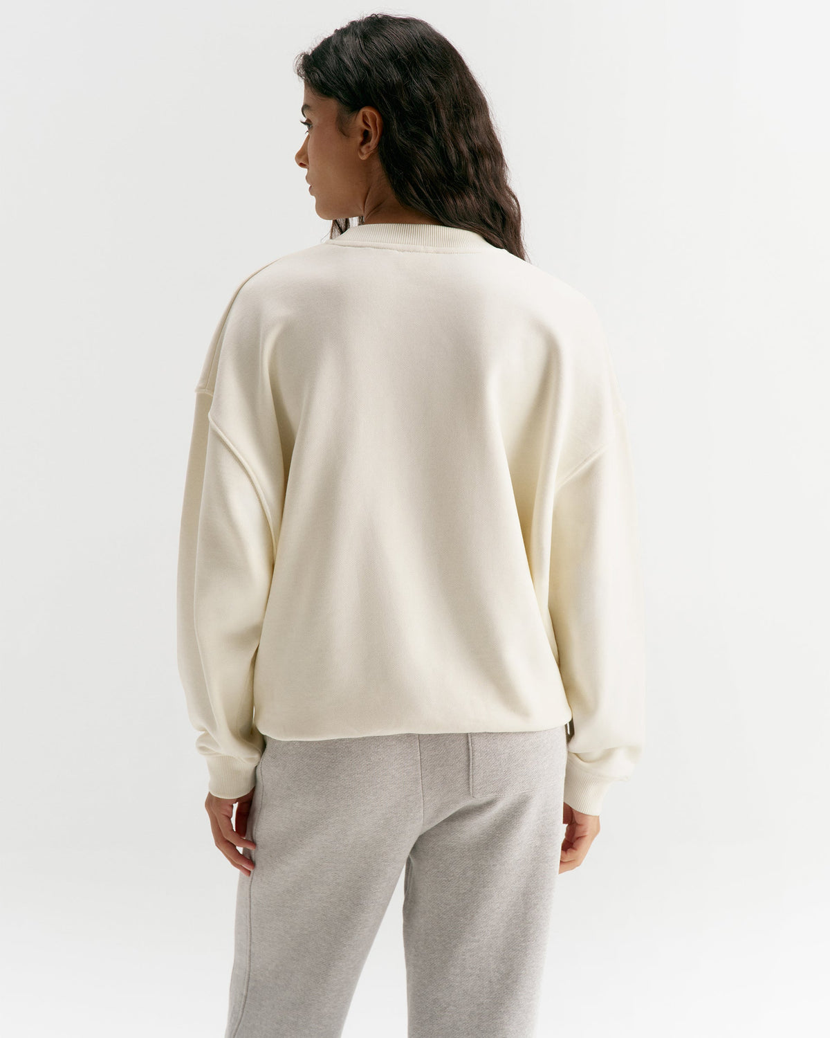 ADA Oversized Sweatshirt - Marshmallow White