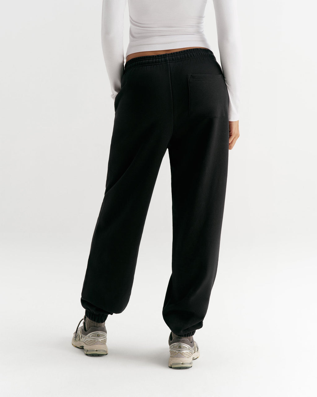 Cuffed Sweatpants - Black