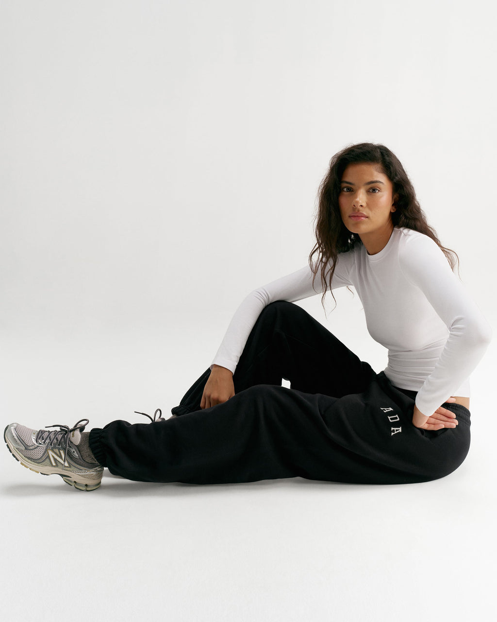 Cuffed Sweatpants - Black