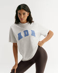 ADA Oversized T-shirt - Light Grey Melange