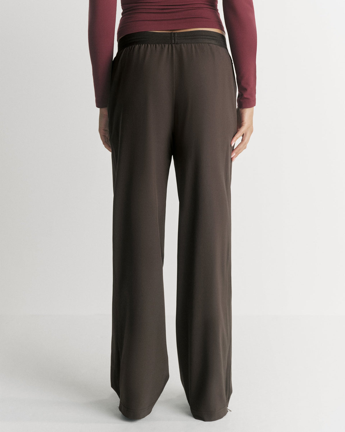 Adanola Waistband Trousers - Coffee Bean