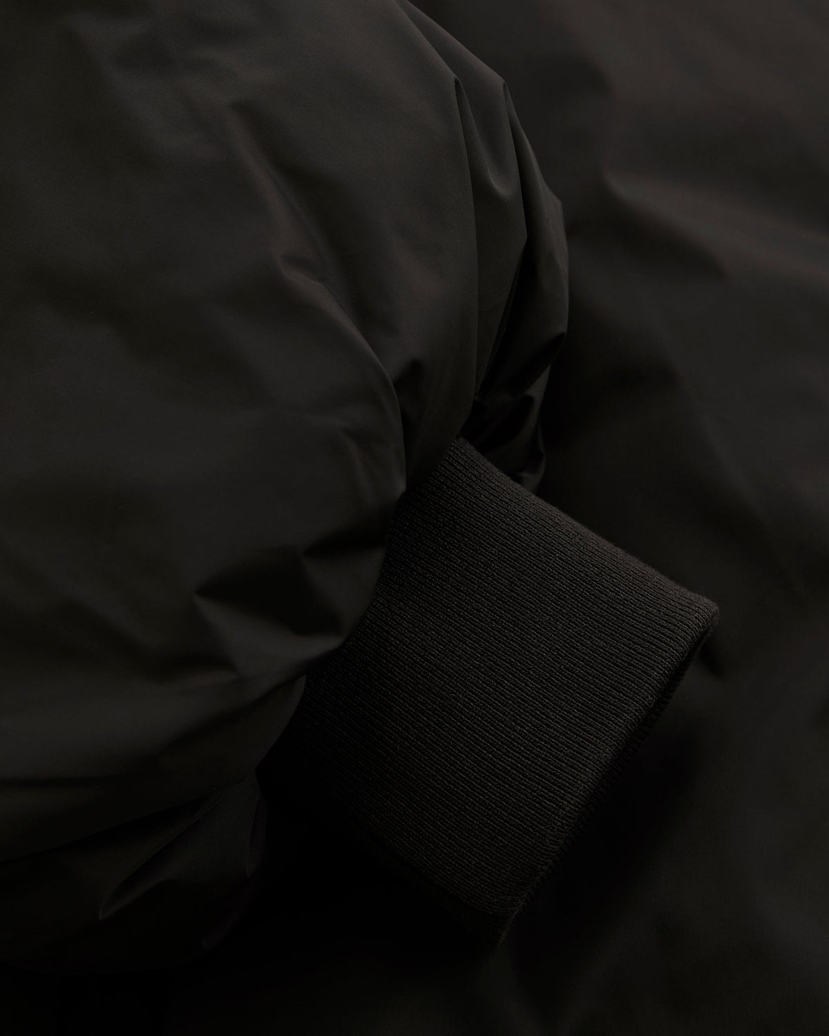 Funnel Neck Balloon Sleeve Down Puffer Jacket - Coffee Bean