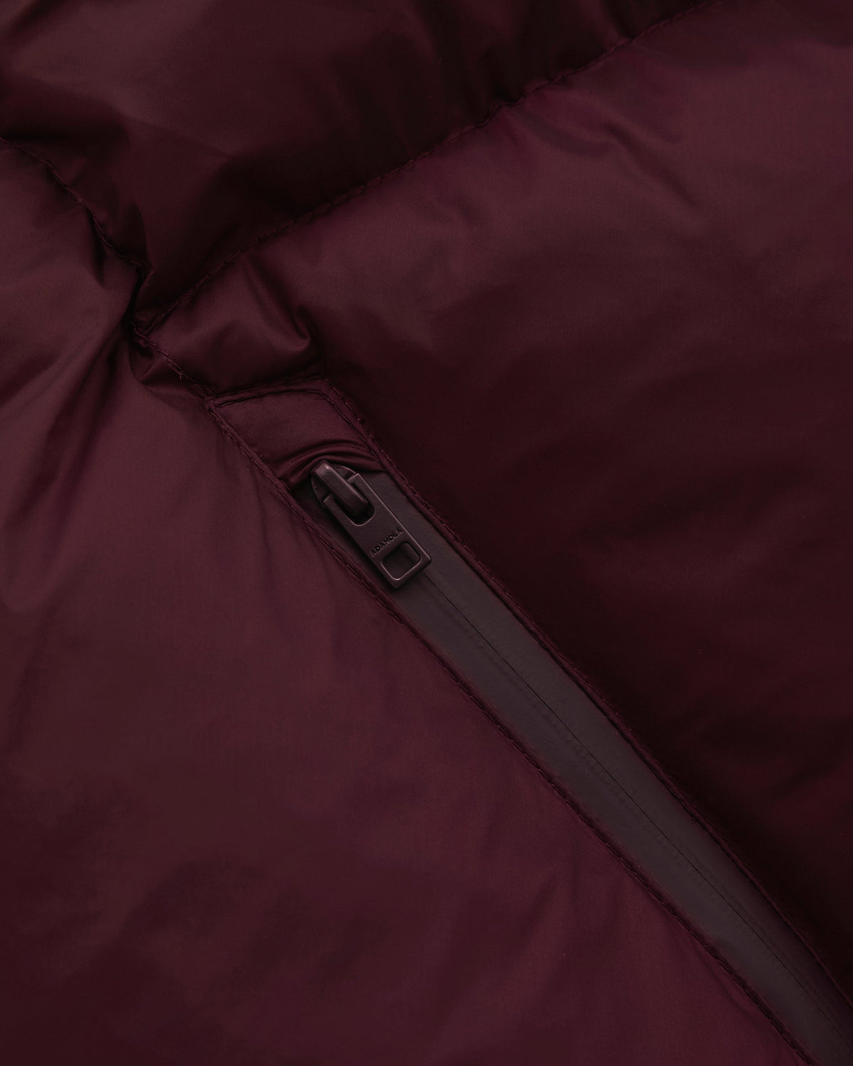 Diamond Down Puffer Jacket - Damson