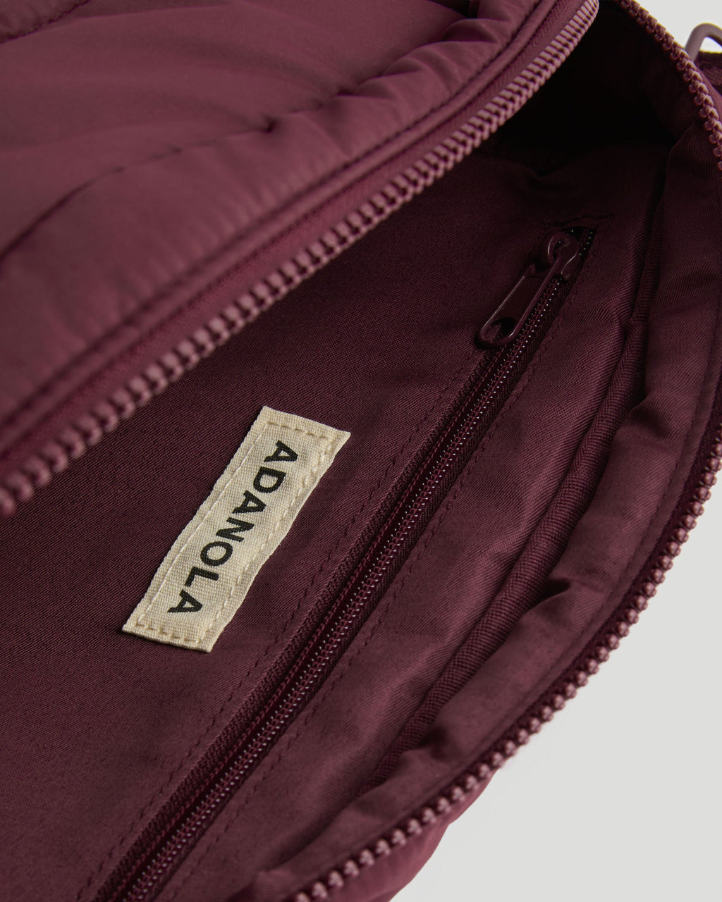 Branded Multi-Strap Bag - Damson