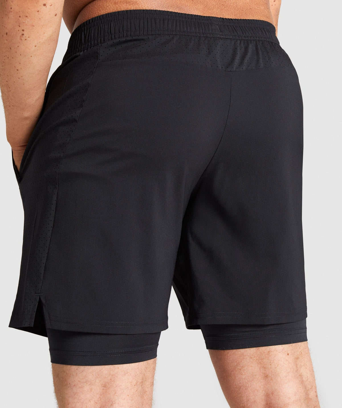 Gymshark Aspect 2 In 1 Shorts - Black