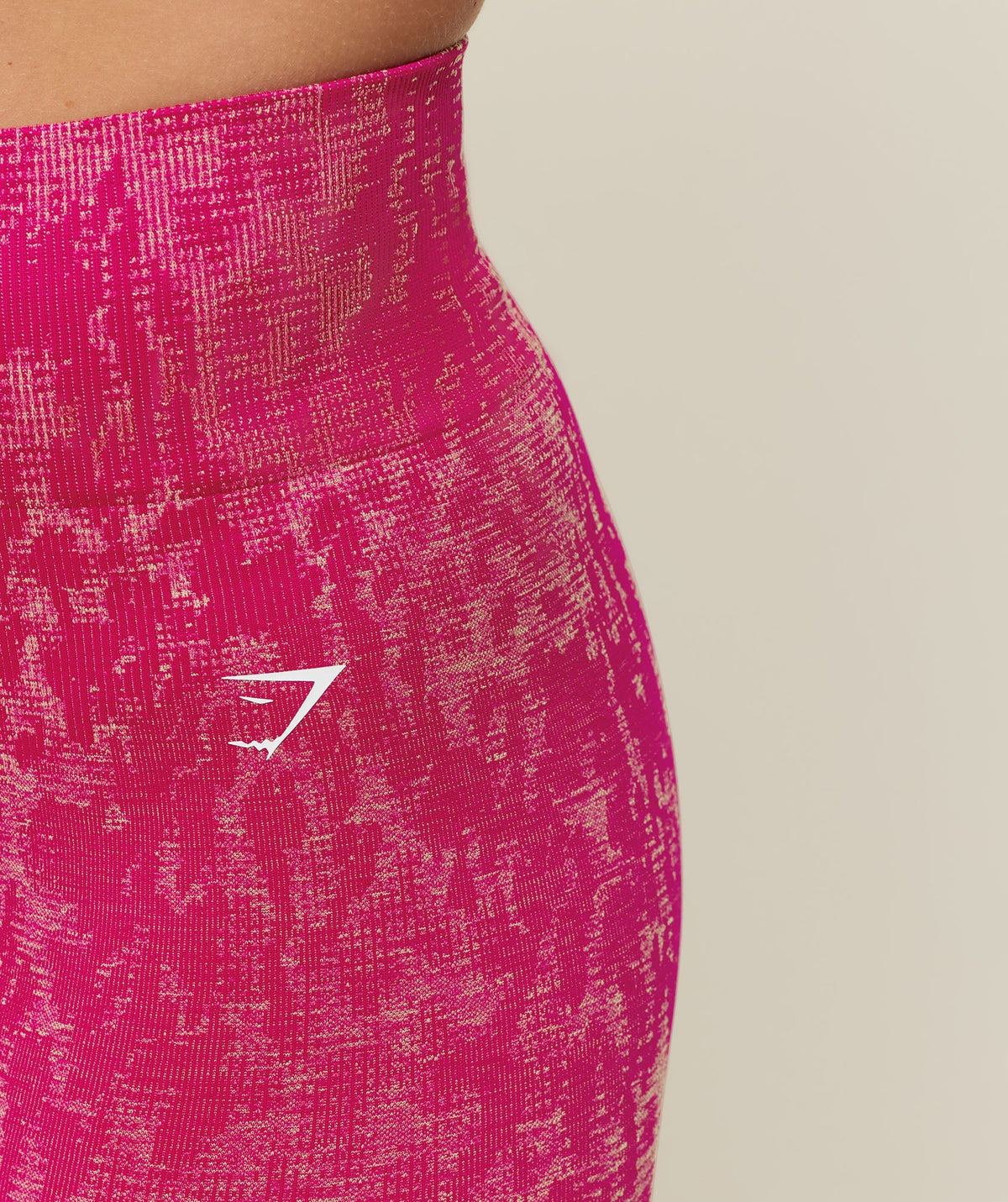 Gymshark Adapt Animal x Whitney Leggings - Performance Pink/Butter Yellow