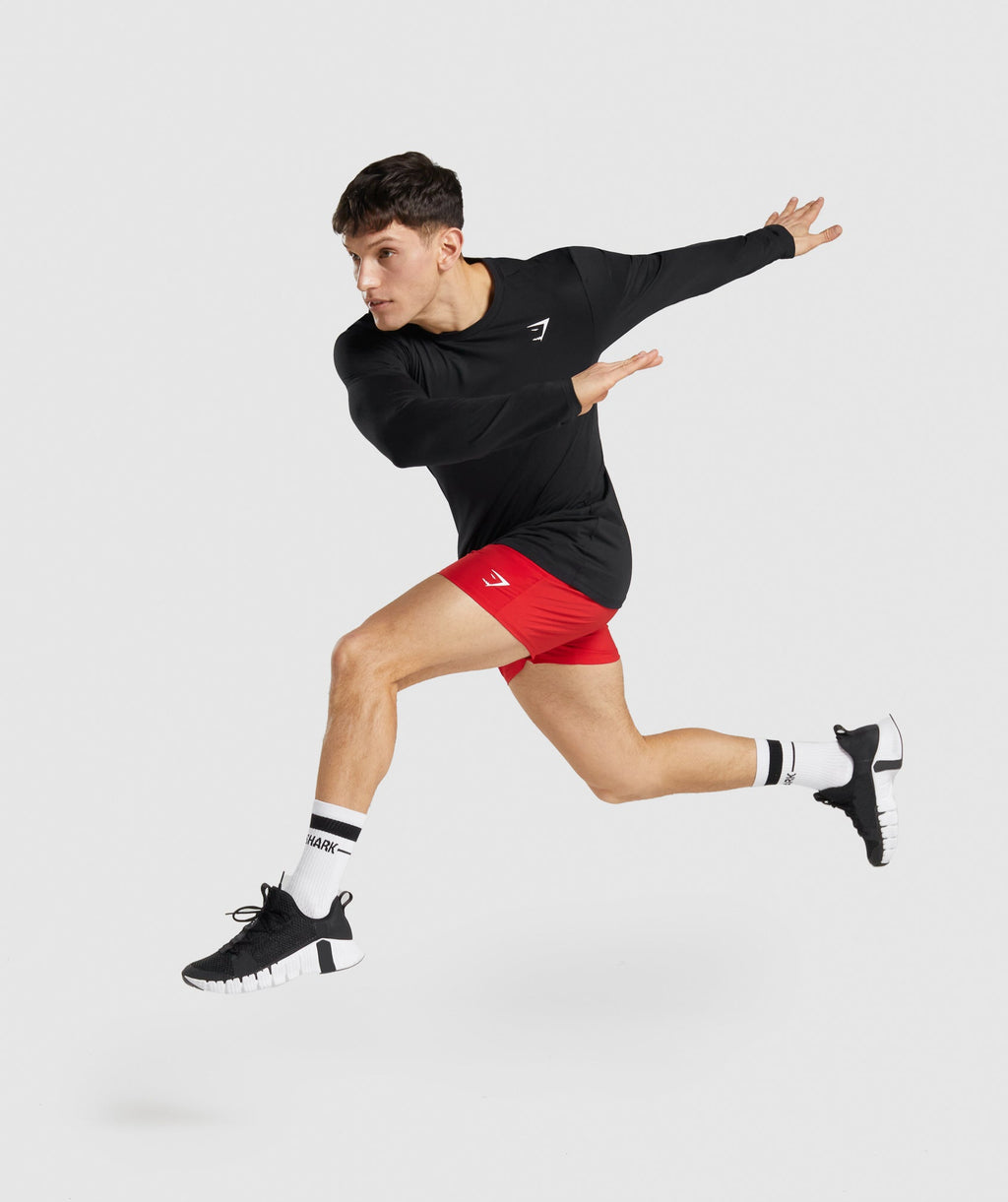 Gymshark Arrival 5" Shorts - Red