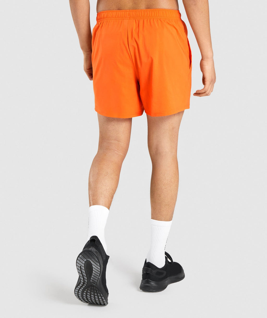 Gymshark Arrival 5" Shorts - Orange