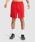 Gymshark Arrival Knitted Shorts - Red