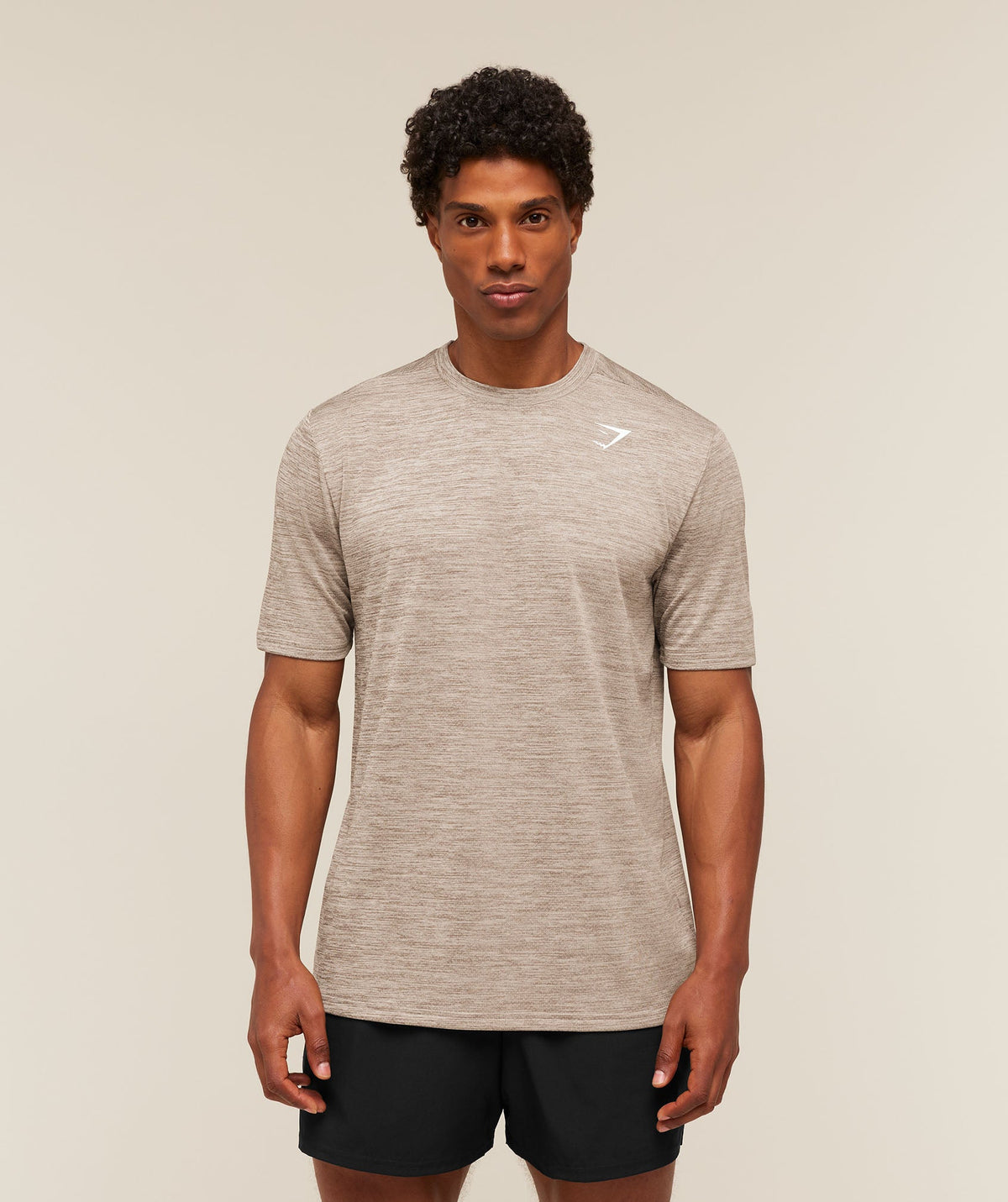 Gymshark Arrival T-Shirt - Chalk Beige/Lifestyle Brown