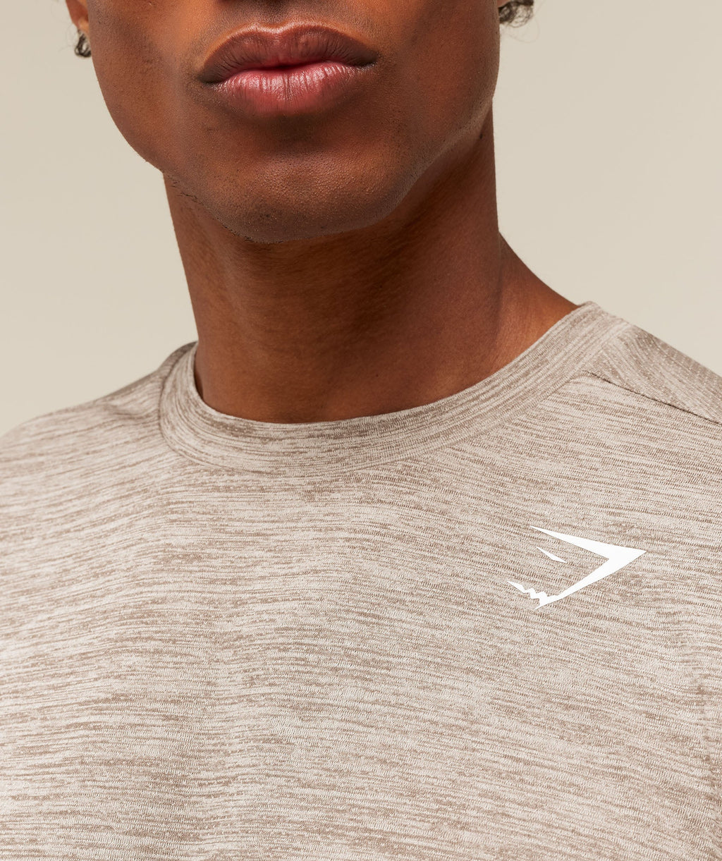 Gymshark Arrival T-Shirt - Chalk Beige/Lifestyle Brown