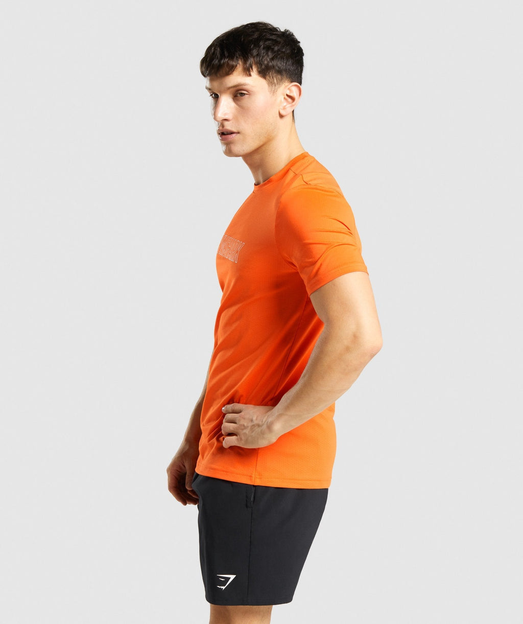 Gymshark Arrival Graphic T-Shirt - Orange