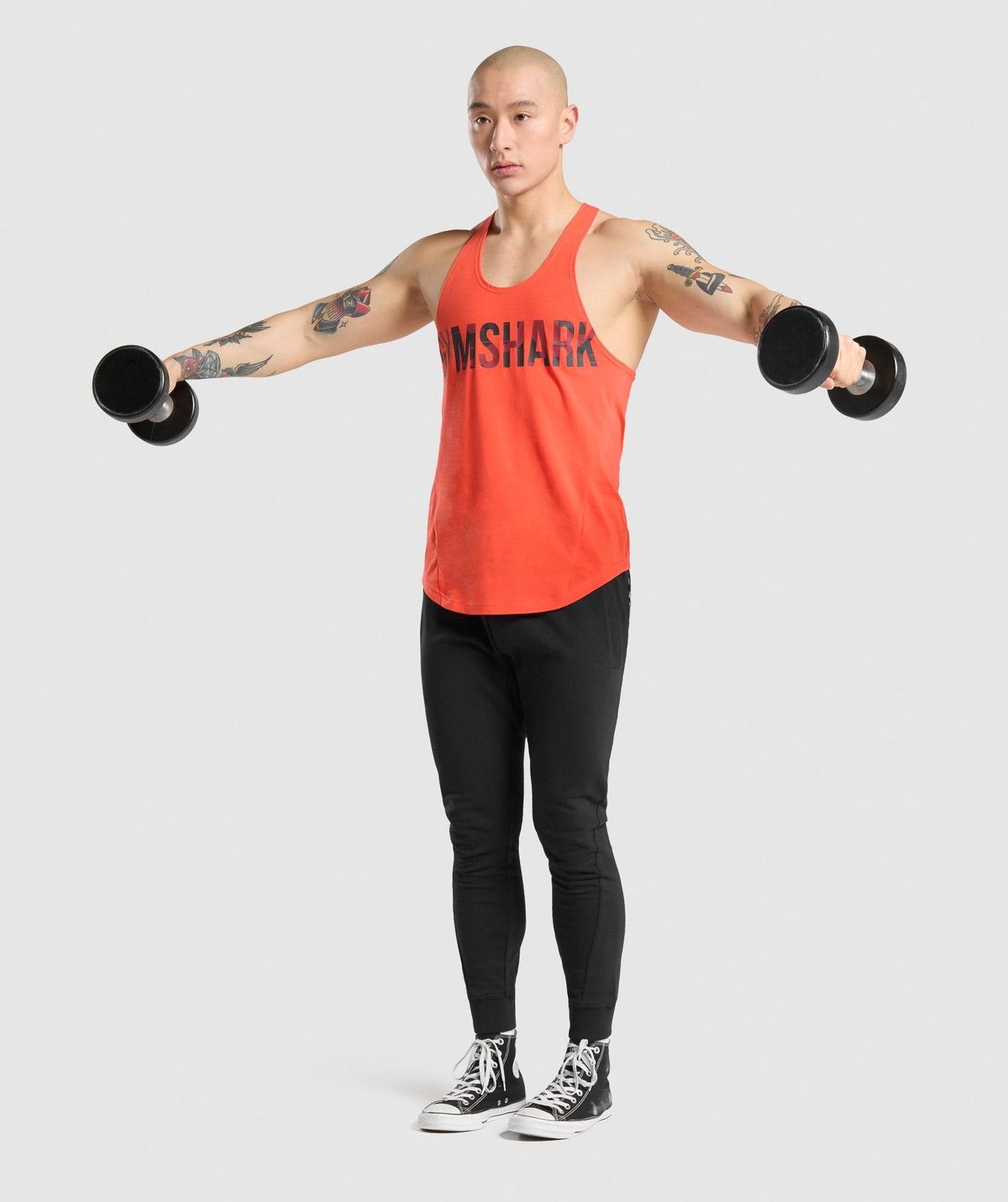Gymshark Bold Stringer - Orange/Camo