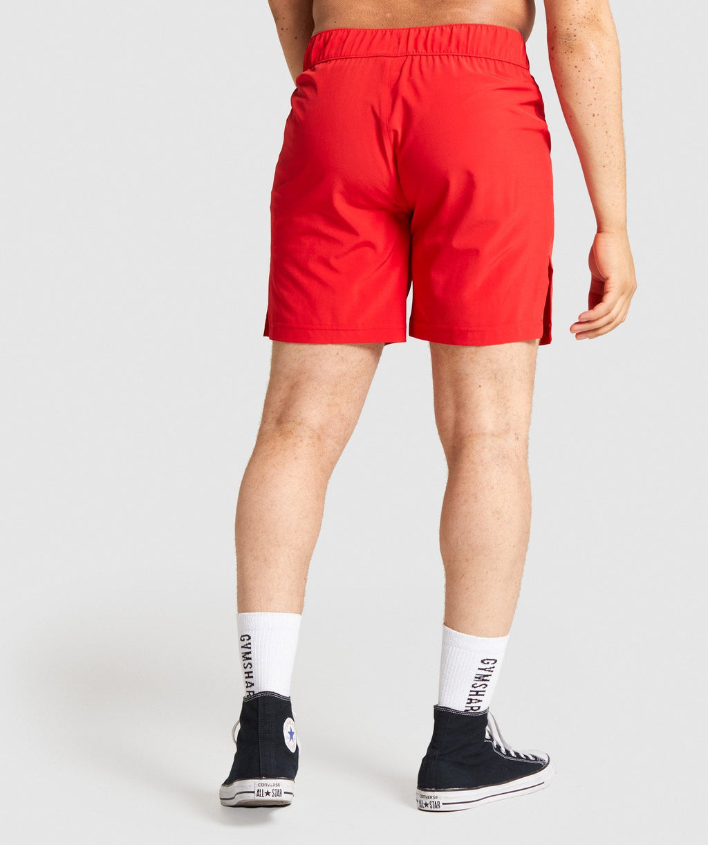 Gymshark Combat Striking Shorts - Red