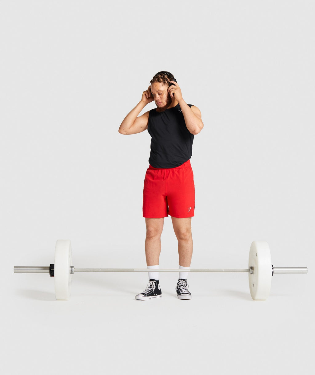 Gymshark Combat Striking Shorts - Red