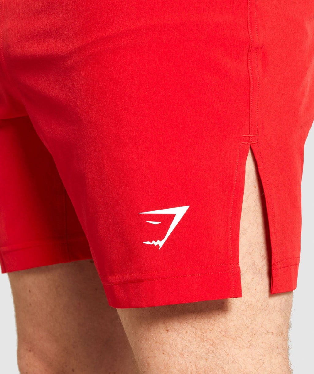 Gymshark Combat Striking Shorts - Red